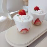 Mini fresas con crema 5 onz