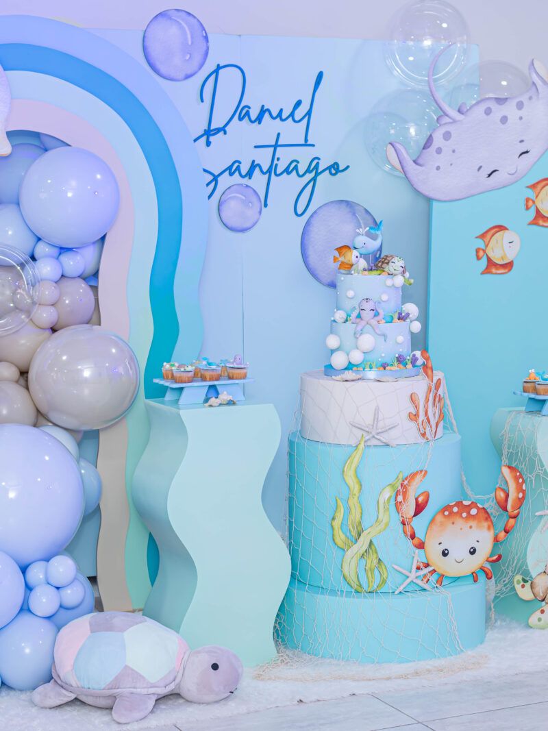 Set muñecos bajo el mar x 7 und