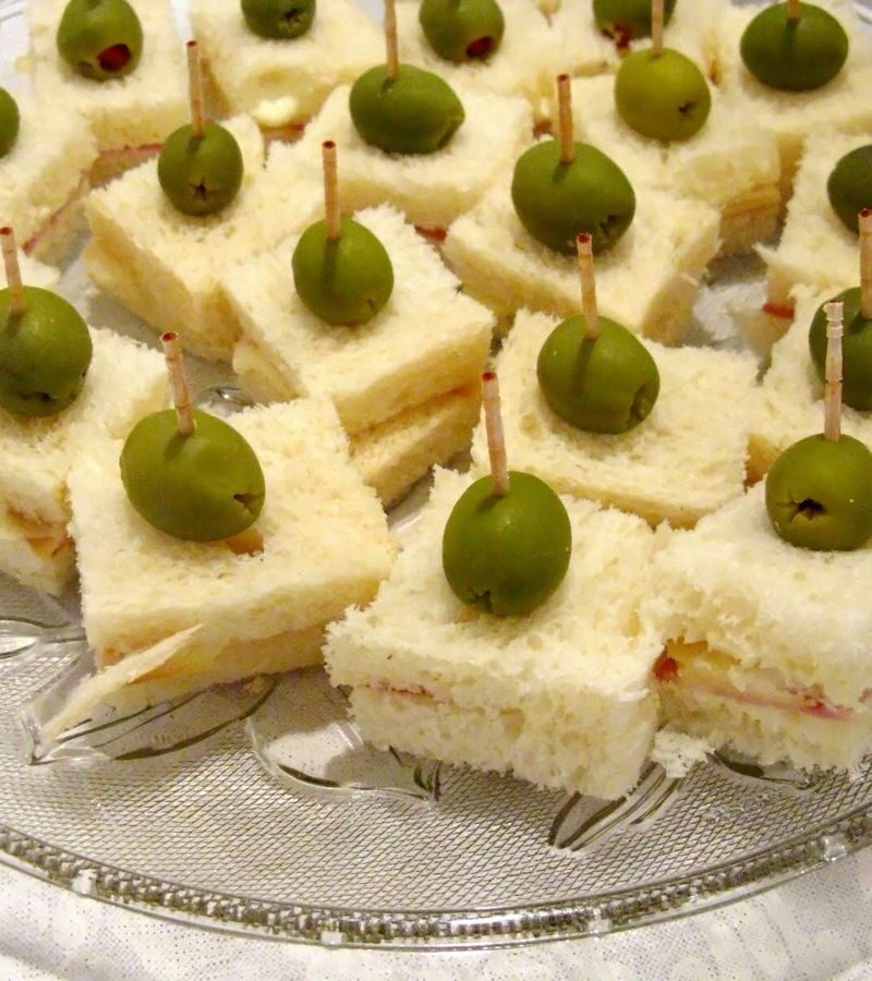 Mini sándwich de pollo