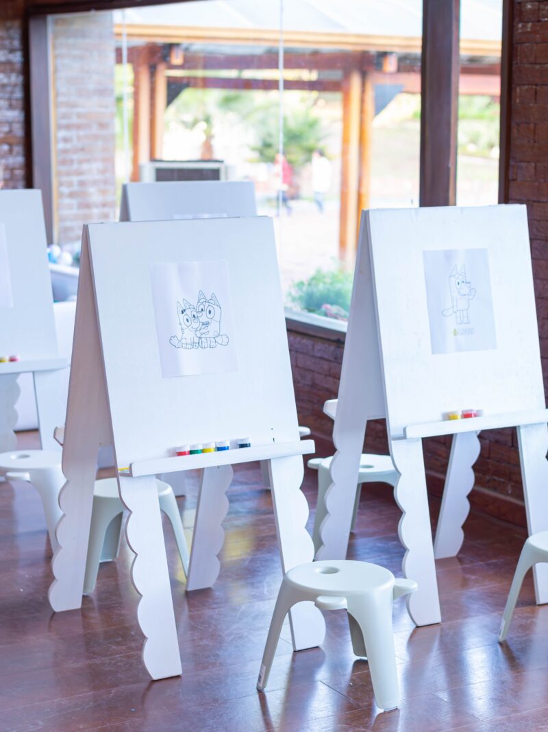 Caballete Estacion de Pintura doble