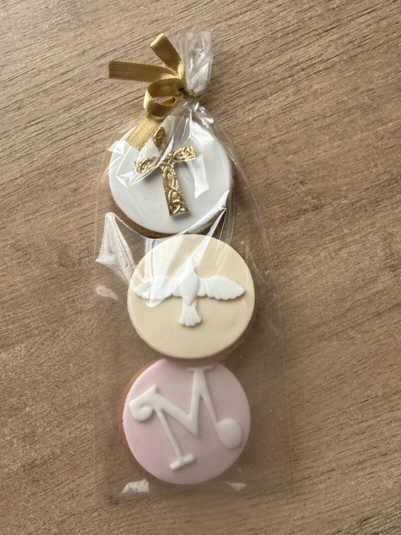 Bolsa de 3 mini galletas 5 cm