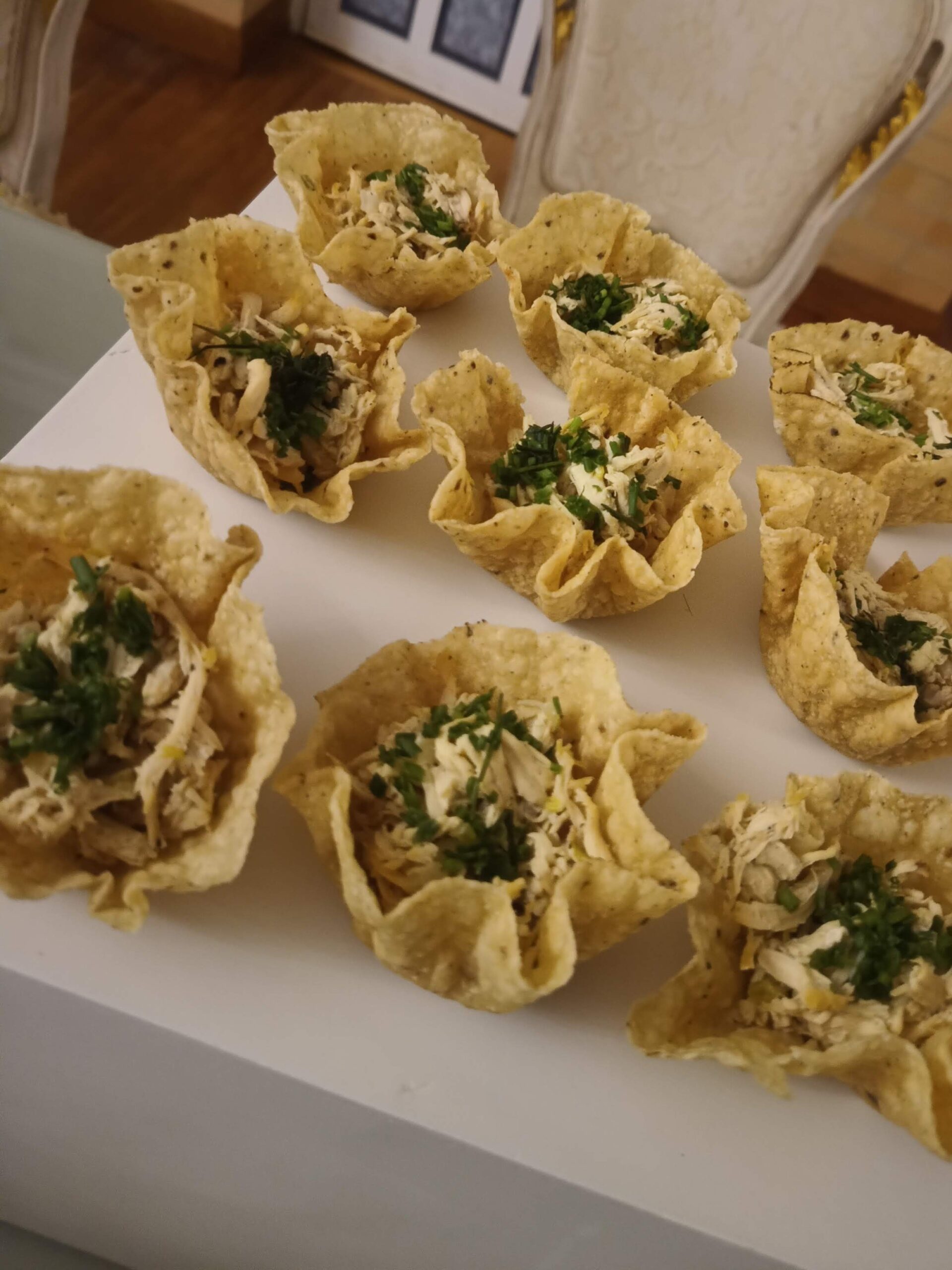 Canasta de Maíz con pollo