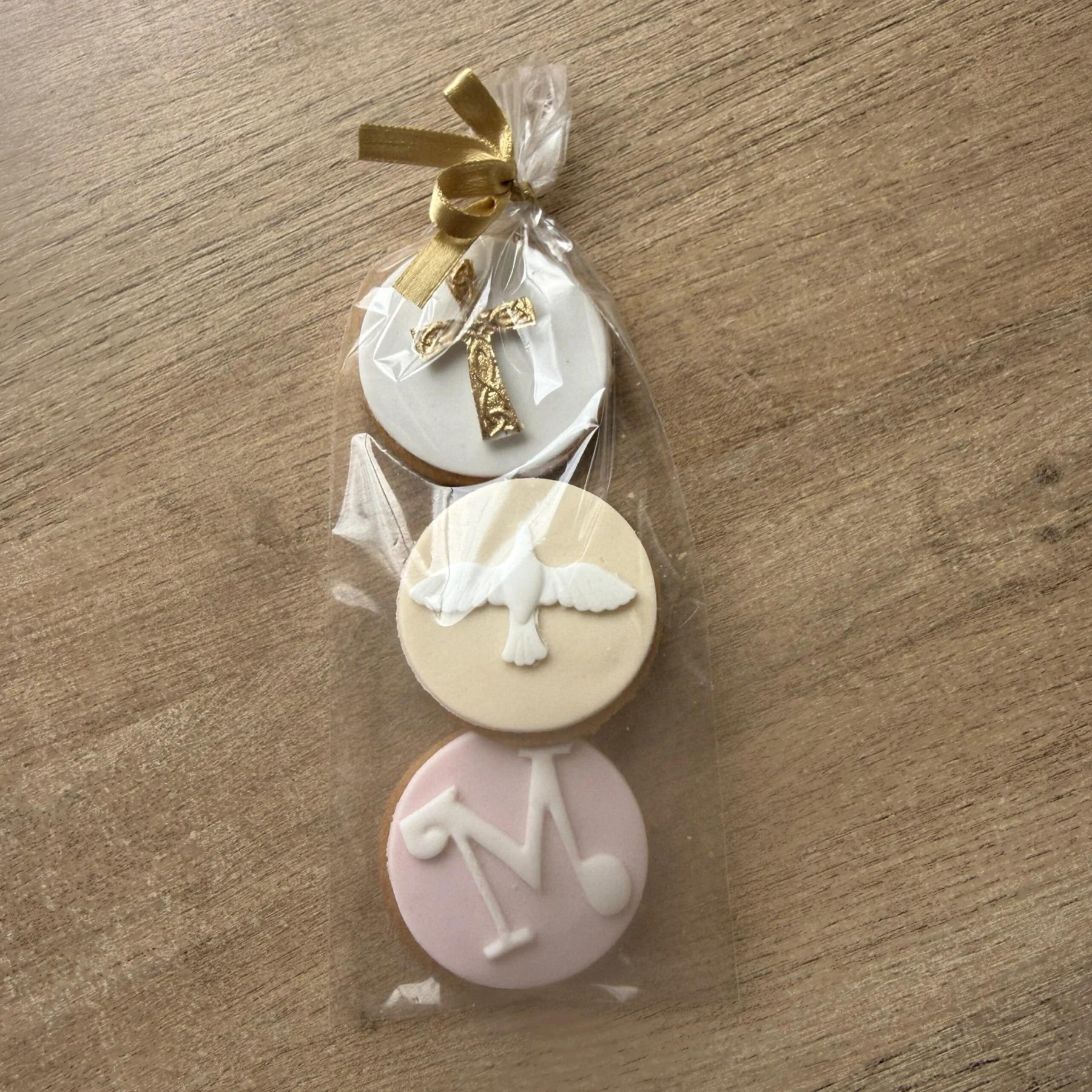 Bolsa de 3 mini galletas 5 cm - La Vittoria Celebraciones