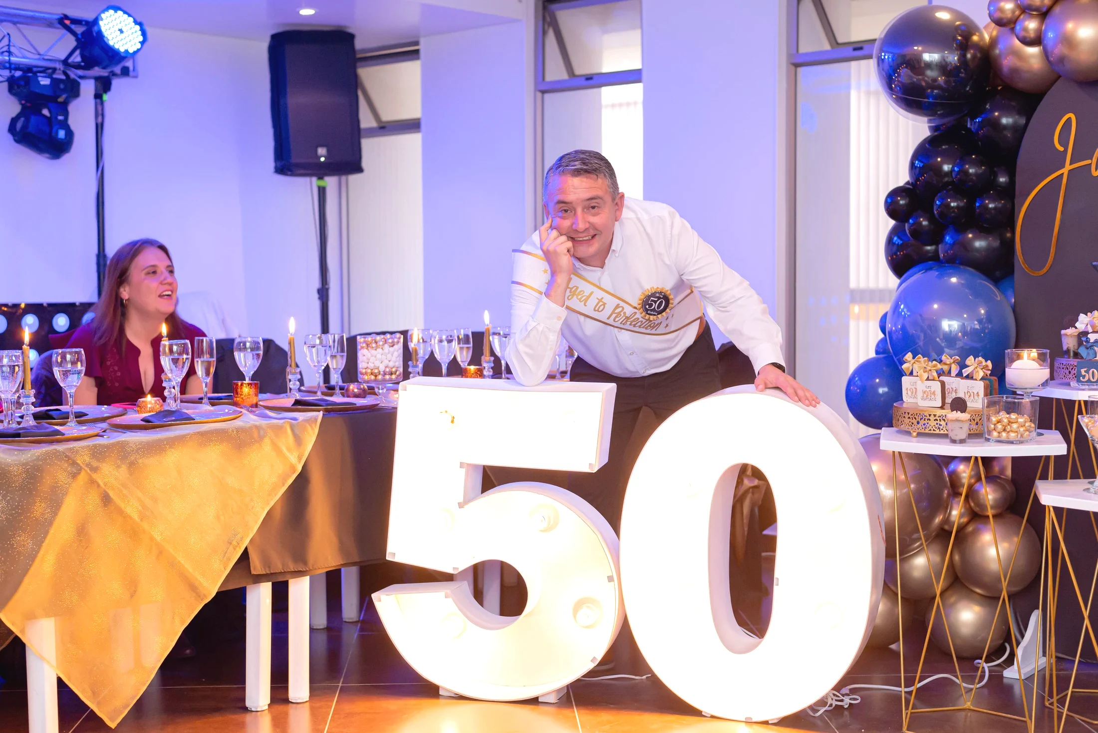 Celebración para adultos | La Vittoria Momento durante un cumpleaños de adultos producido por La Vittoria Celebraciones.