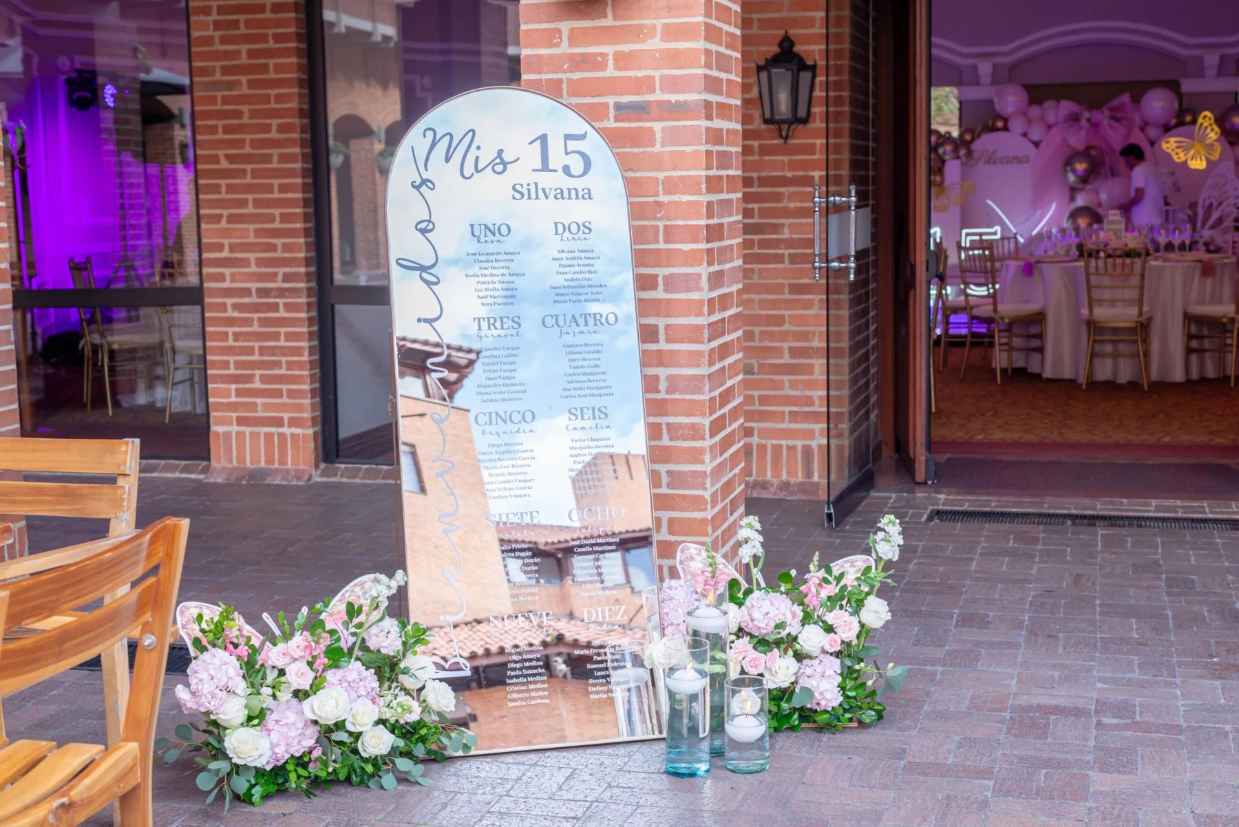 Espejo Isabella 170 X 65 cm - La Vittoria Celebraciones