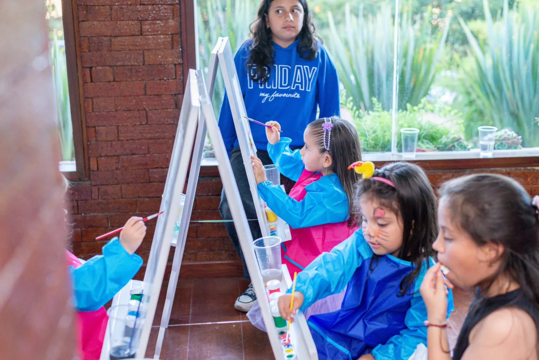 Estación de Pintura Infantil - detalle 1 - La Vittoria Celebraciones