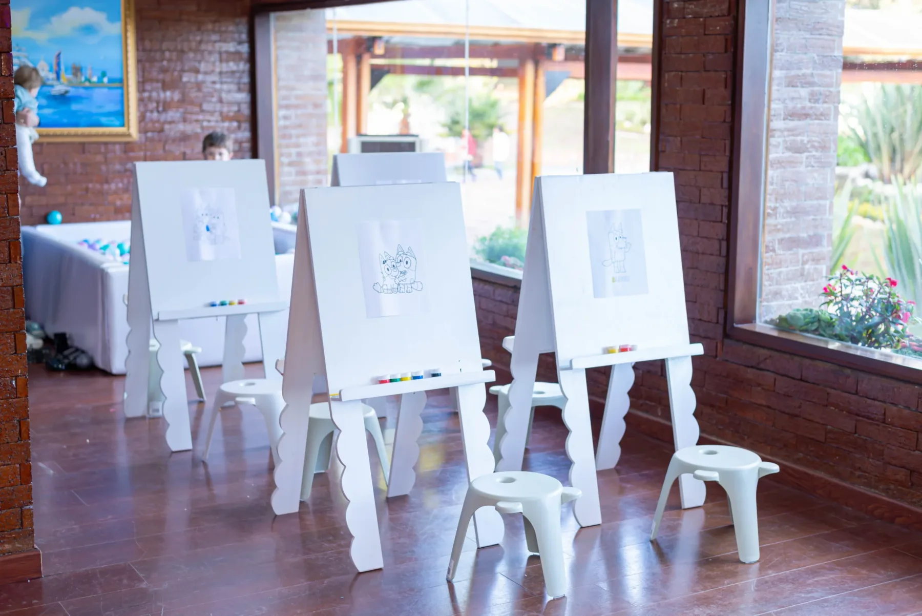 Estación de Pintura Infantil - detalle 2 - La Vittoria Celebraciones