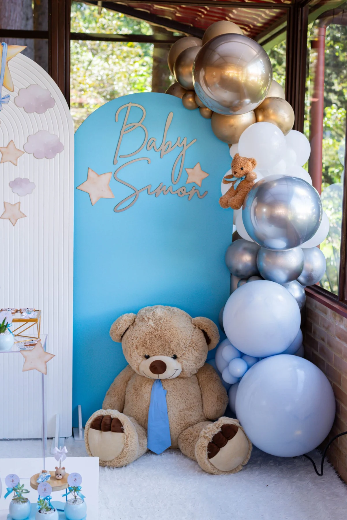 Oso de Peluche 70 cm - detalle 1 - La Vittoria Celebraciones